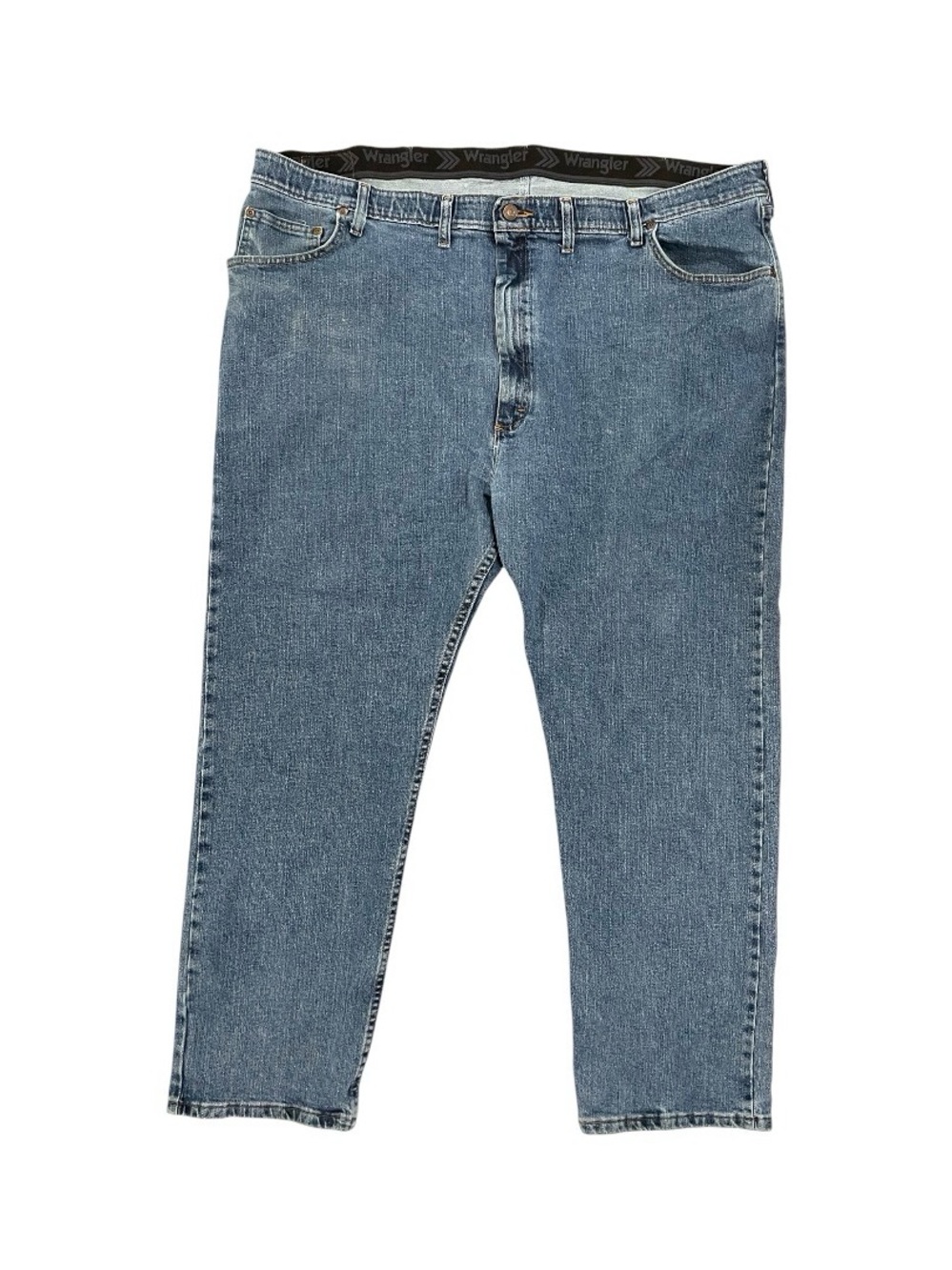 Wrangler Men’s Medium Blue Regular Fit Jeans Size 48 x 30
